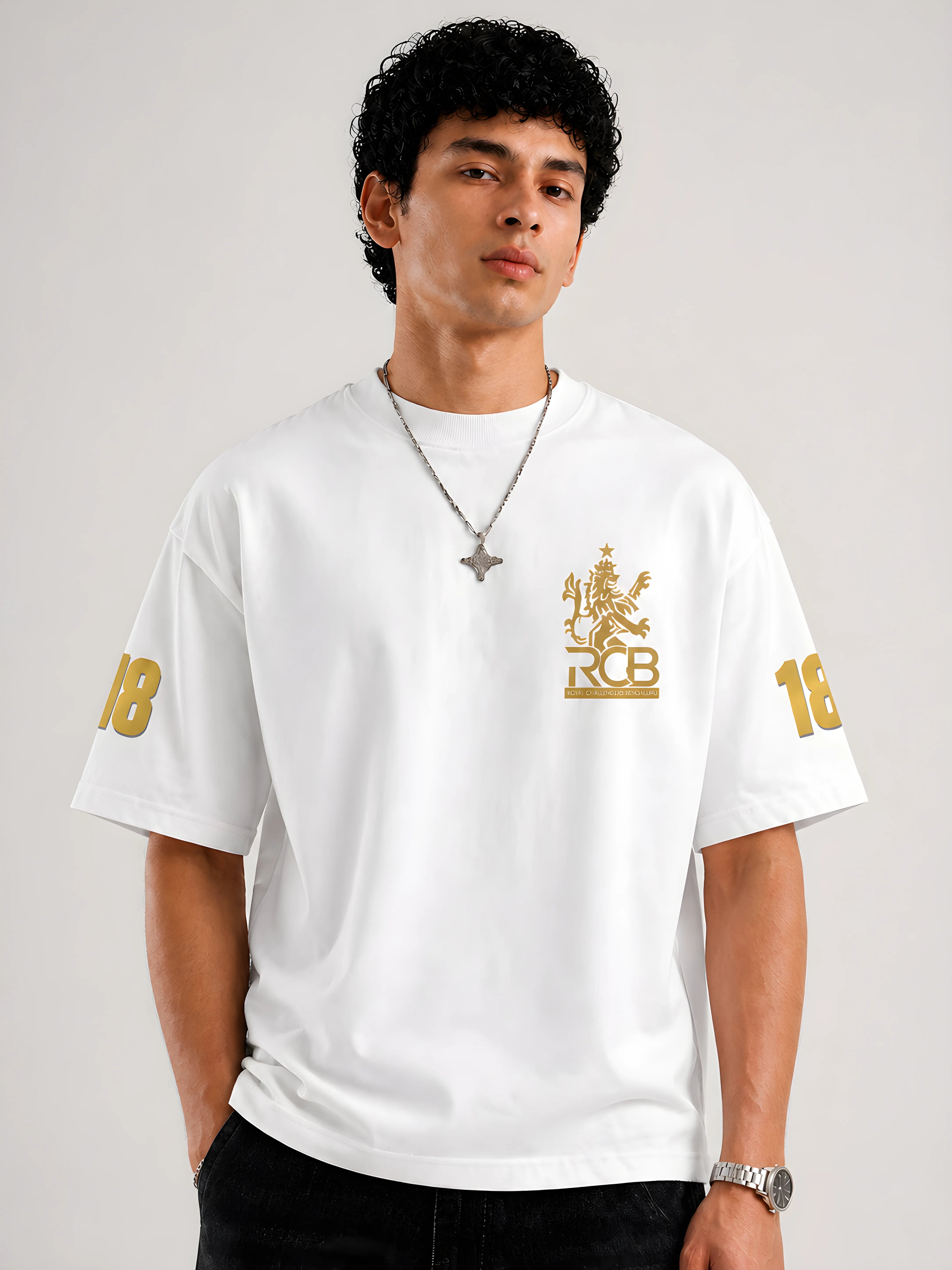 KING KOHLI Oversize T-shirt | White