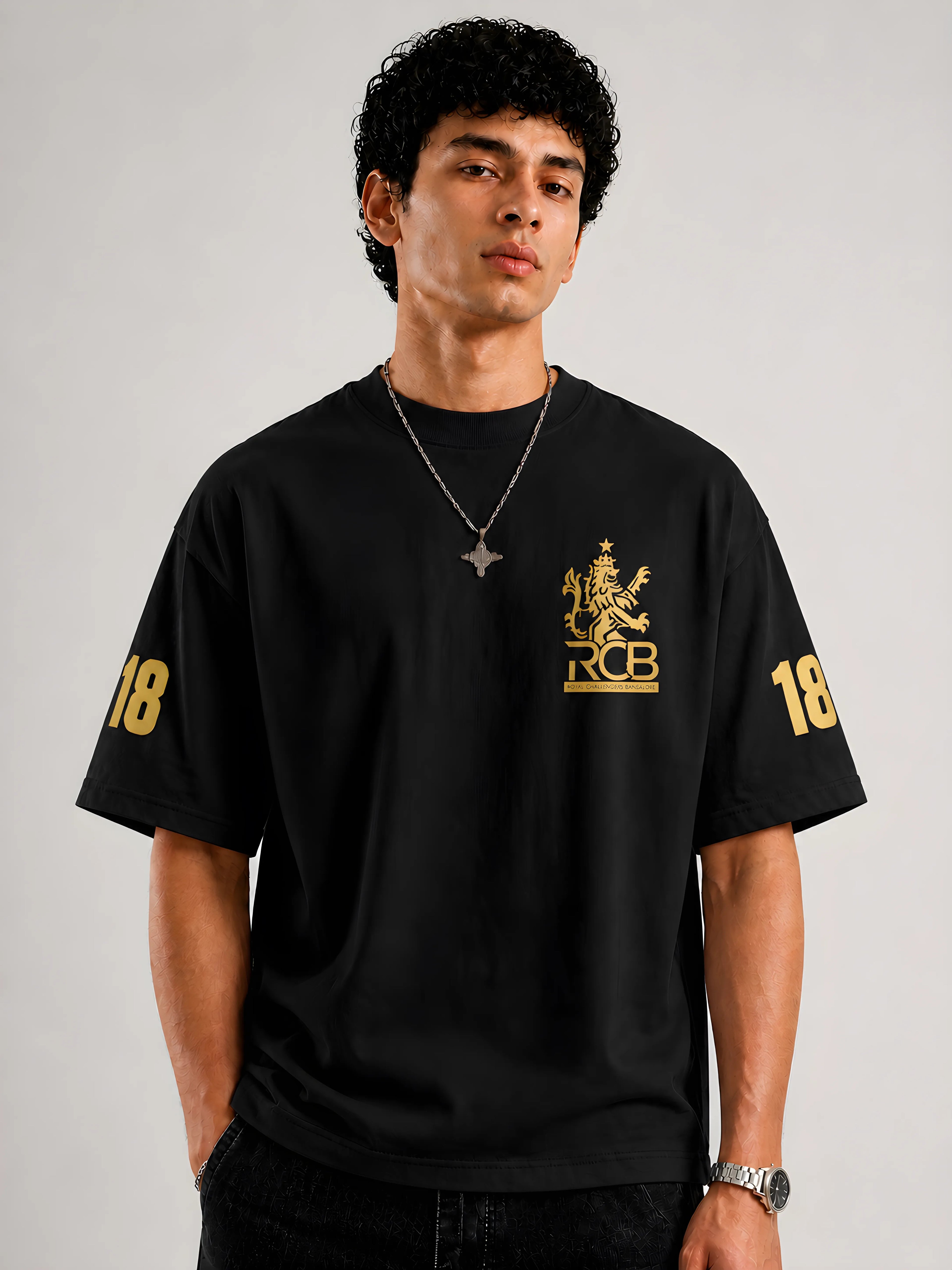 KING KOHLI Oversize T-shirt | Black