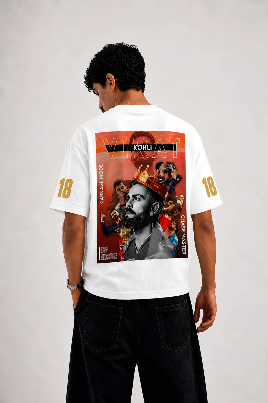KING KOHLI Oversize T-shirt | White