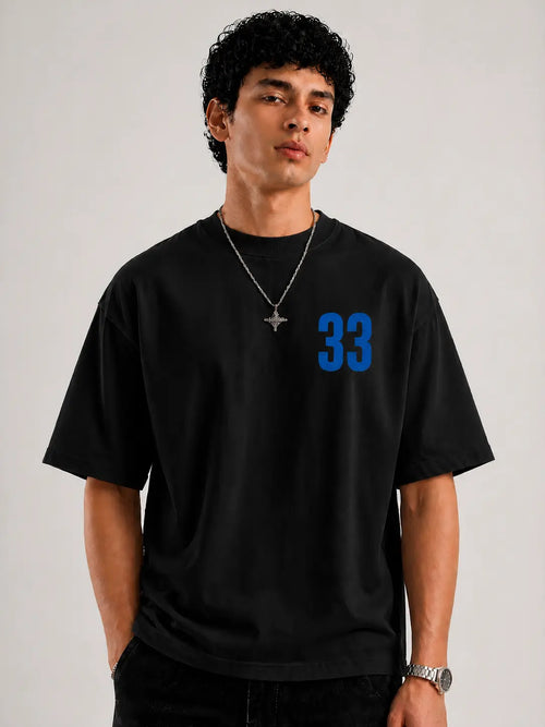 HARDIK PANDYA Unisex Oversized T-Shirt | Black