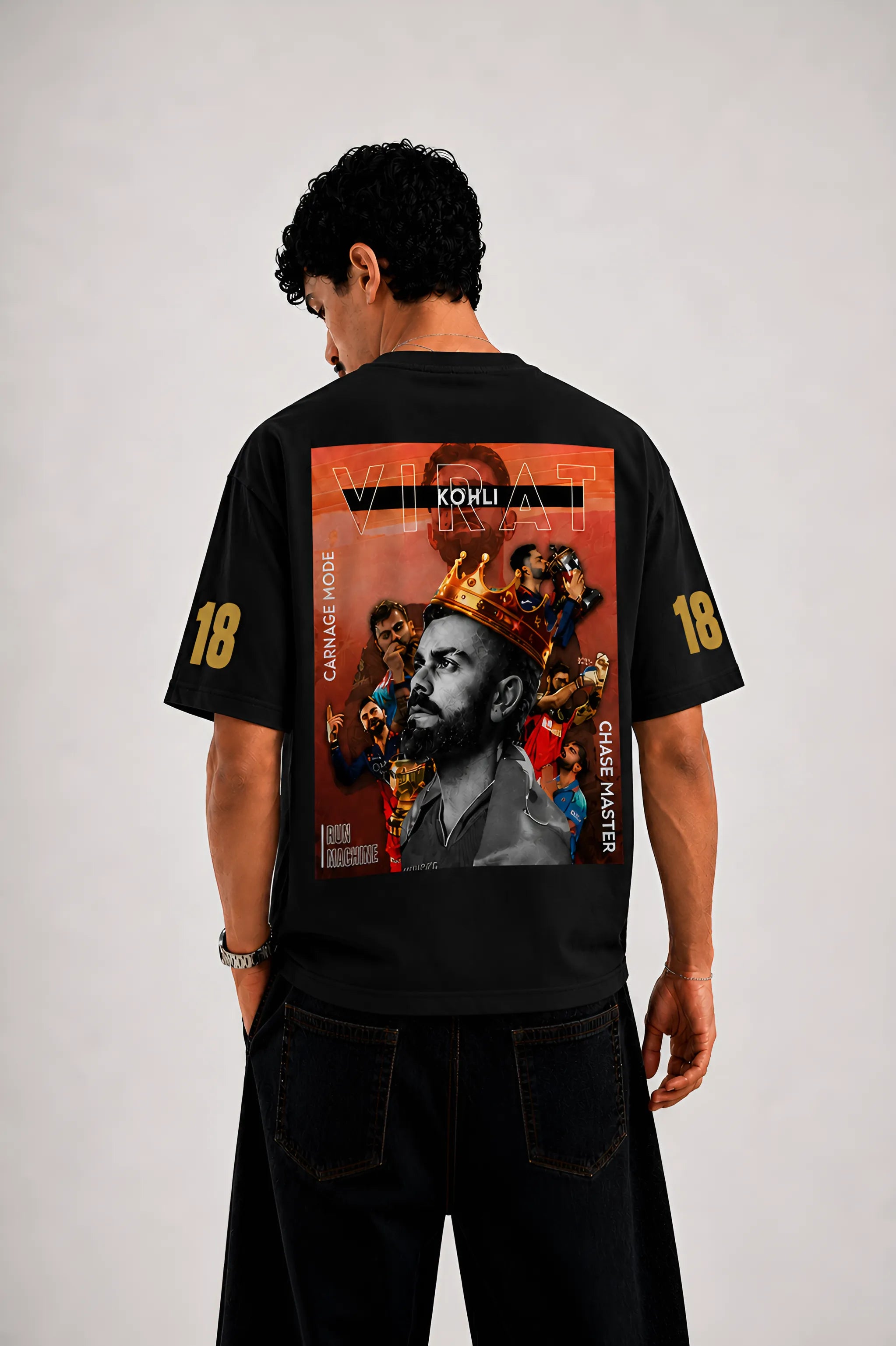 KING KOHLI Oversize T-shirt | Black