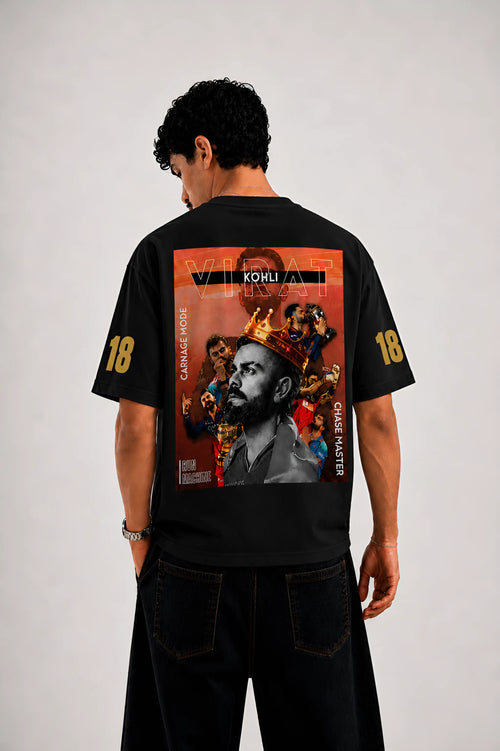 KING KOHLI Oversize T-shirt | Black